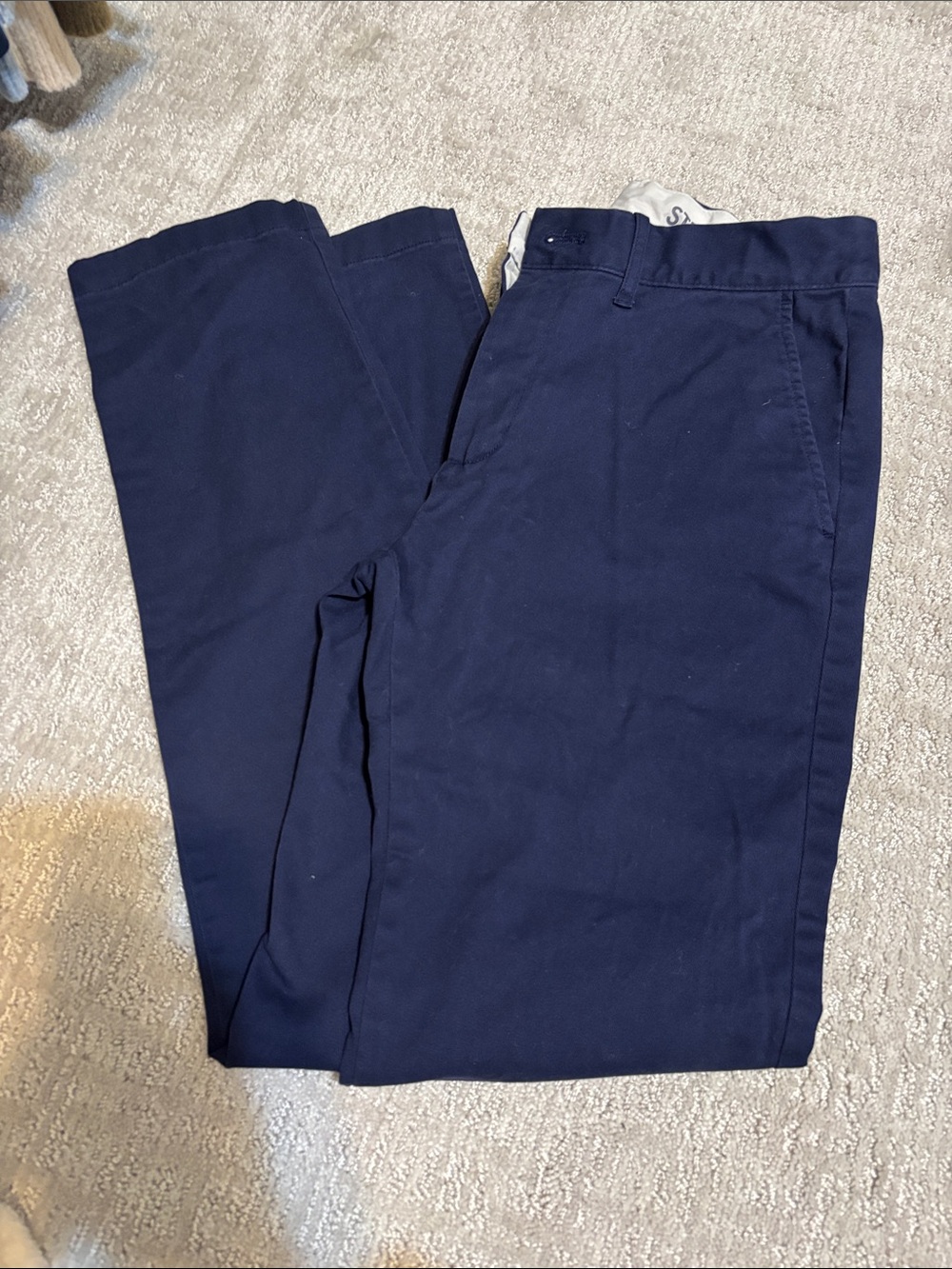 Boys Crewcuts Classic Navy Chino Pants